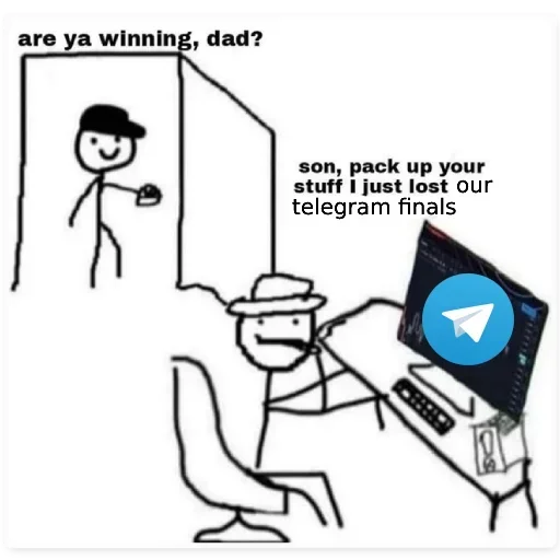 Sticker extorterschat - 1