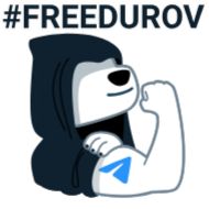 Sticker #FREEDUROV @okaybilly - 3