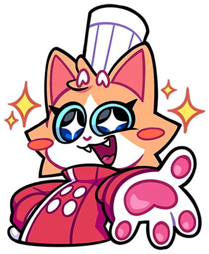 Гастрономяу без текста @stickers_vk - 