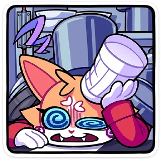 Sticker Гастрономяу без текста @stickers_vk - 2