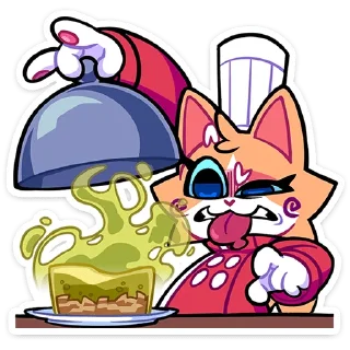 Sticker Гастрономяу без текста @stickers_vk - 11