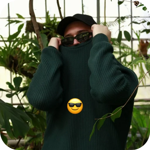 Sticker gay_with_glasses_by_MoiStikiBot - 1