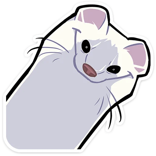 Горностай Гера • @TgSticker - 