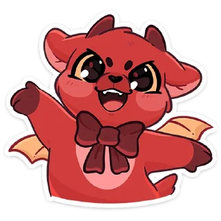 Стикер Адский Козлёныш @TgSticker - 0