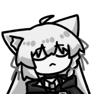 Sticker 触手白猫 @zhaxia_cn - 0