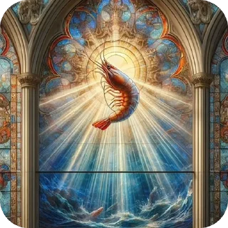 Sticker Божественная креветка, нога благости и другие - 8