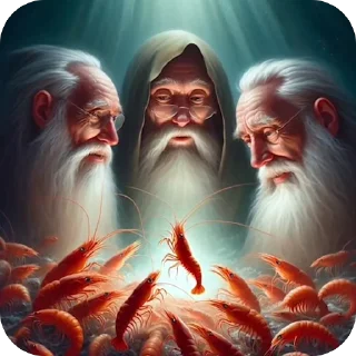 Sticker Божественная креветка, нога благости и другие - 2