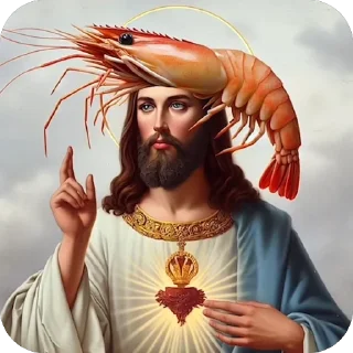 Sticker Божественная креветка, нога благости и другие - 6