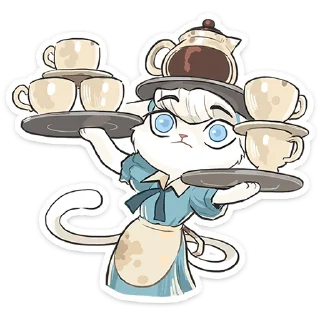 Sticker Кошечка Мия • @TgSticker - 6