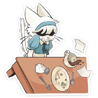 Sticker Кошечка Мия • @TgSticker - 4