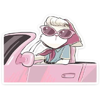 Sticker Кошечка Мия • @TgSticker - 5