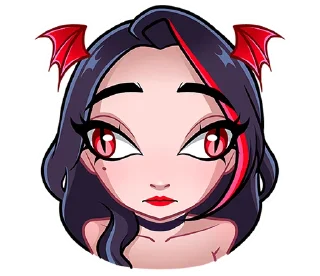 Стикер Лилит 2 без текста @stickers_vk - 7