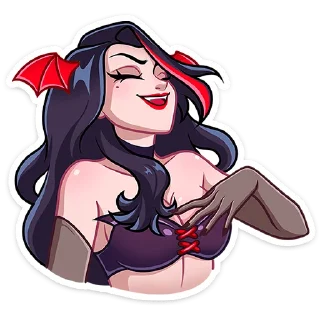 Стикер Лилит 2 без текста @stickers_vk - 2