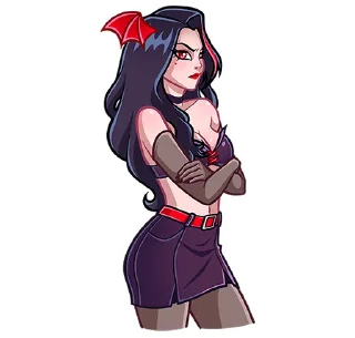 Стикер Лилит 2 без текста @stickers_vk - 10