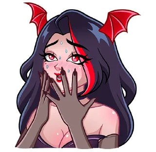 Стикер Лилит 2 без текста @stickers_vk - 9