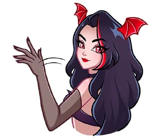 Стикер Лилит 2 без текста @stickers_vk - 1