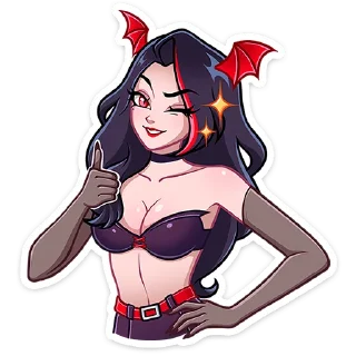 Sticker Лилит 2 от @TgSticker - 7