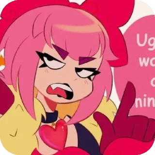 Стикер Мелоди @MoiStikiBot - 7