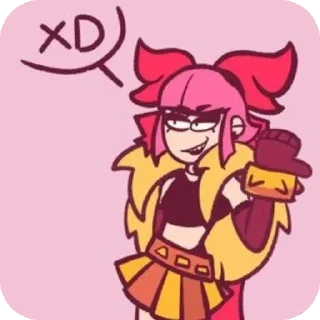 Стикер Мелоди @MoiStikiBot - 9