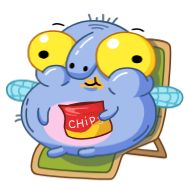 Sticker Муха Миха @TgSticker - 11