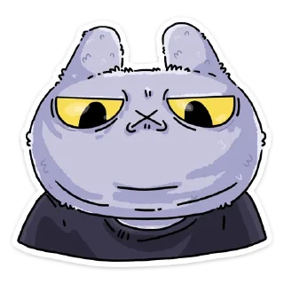 Стикер Мрак Обес • @TgSticker - 10