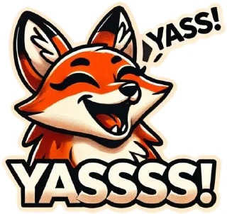 Стикер EasyFox @MoiStikiBot - 9