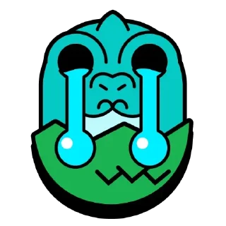 Sticker Динозавр @MoiStikiBot - 10