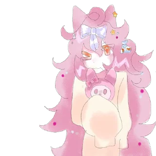 Sticker Фиалка, Лилу, Лайми, и Зефирка <"3 ➡️ @EmojiRuBot - 5