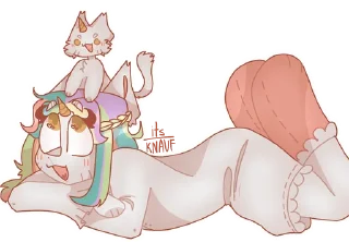 Sticker Фиалка, Лилу, Лайми, и Зефирка <"3 ➡️ @EmojiRuBot - 2