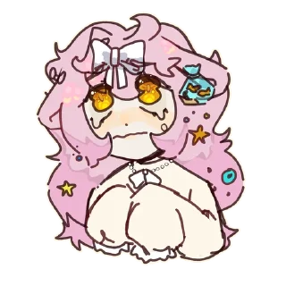 Sticker Фиалка, Лилу, Лайми, и Зефирка <"3 ➡️ @EmojiRuBot - 6