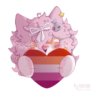 Sticker Фиалка, Лилу, Лайми, и Зефирка <"3 ➡️ @EmojiRuBot - 4