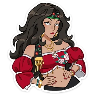 Стикер Сабина без текста @stickers_vk - 6