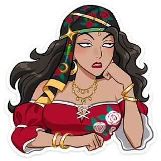 Стикер Сабина без текста @stickers_vk - 3