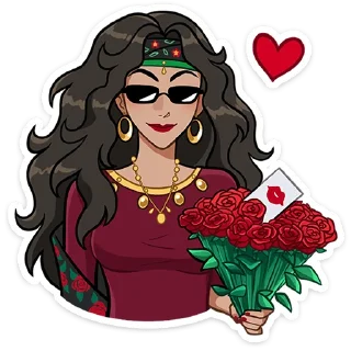 Sticker Сабина от @TgSticker - 2