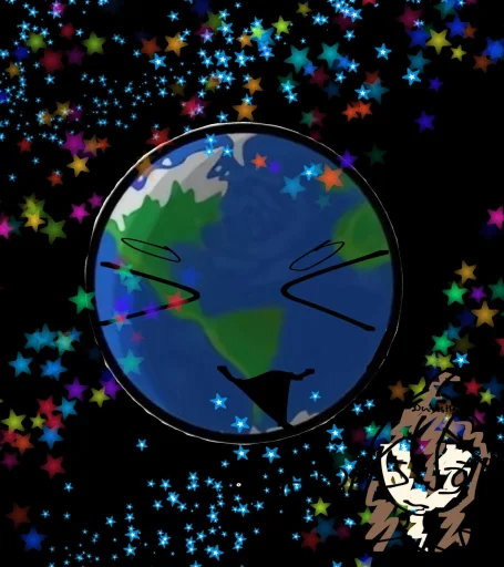 Sticker sticks_sharanutyj_kosmos_by_MoiStikiBot - 1