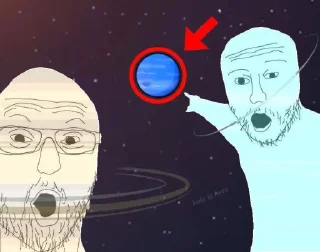 Стикер Шаранутый космос - 2