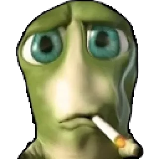 Sticker гусеница с сигой - 4