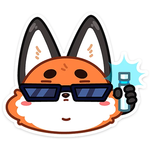 Sticker twiggy_the_fox - 1