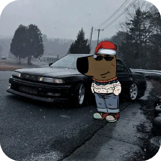 Sticker Чиловый парень @cenzurai - 11