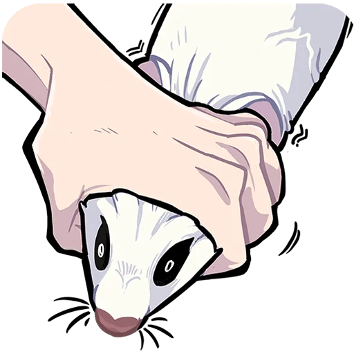 Sticker vk_gera_the_stoat_beztexta - 1