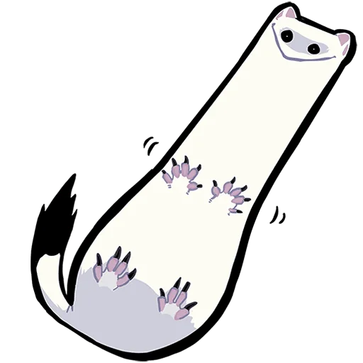 Sticker vk_gera_the_stoat_beztexta - 1