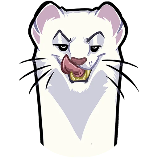 Sticker vk_gera_the_stoat_beztexta - 1