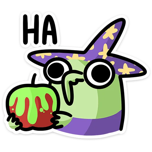 Sticker witch_vk - 1