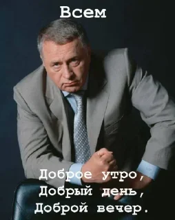 Sticker Жириновский навсегда @TgEmodziBot - 6