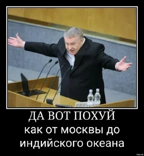 Sticker Жириновский навсегда @TgEmodziBot - 7