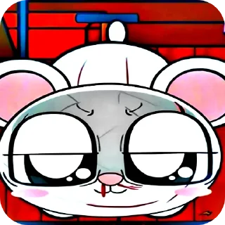 Sticker А4 тупое животное - 7