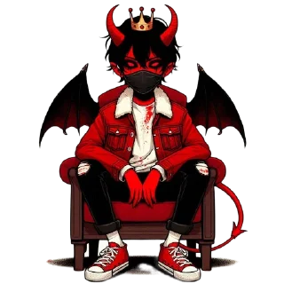 Sticker Варианты демонов @ADdiK666 - 4