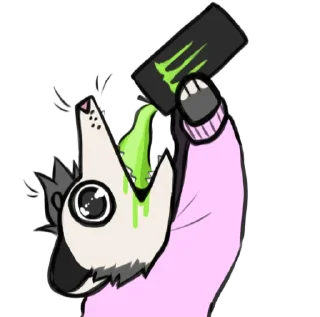 Sticker ADHD bastard by @KeeSandwich - 4