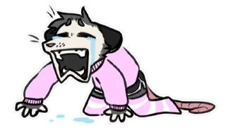 Sticker ADHD bastard by @KeeSandwich - 2