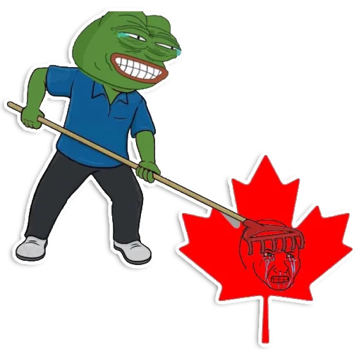 Sticker AFuckingLeaf - 1